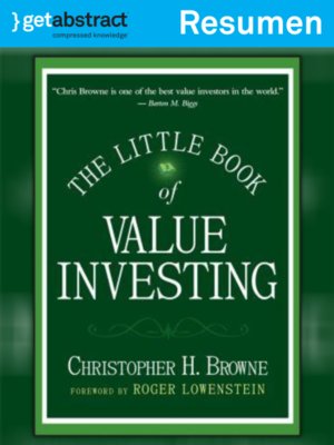 cover image of El pequeño libro de la inversión en valor (resumen)